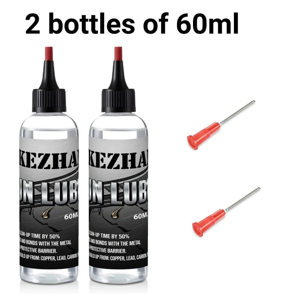 Aceite limpiador y lubricante SIKEZHAN Gun Oil CLP con aplicador de precisión para el mantenimiento y cuidado de rifles, pistolas y escopetas, 60 ml.