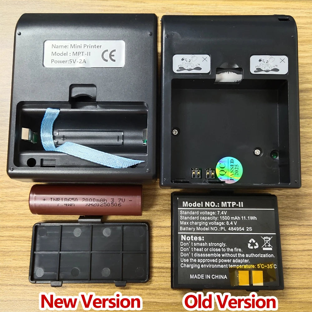 Impresora térmica mini GOOJPRT de 58 mm para etiquetas, recibos, tickets y facturas, compatible con iOS y Android, para pequeñas empresas y ordenadores. Impresora/etiquetadora.