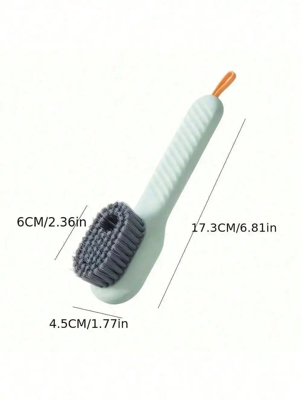 1 cepillo de limpieza multiusos, herramienta de limpieza reutilizable para el hogar y el baño, cepillo para ropa, cepillo para zapatos, limpieza de polvo y manchas.