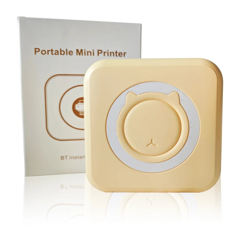 Mini impresora térmica portátil inalámbrica BT 203 ppp Foto Etiqueta Nota Impresión de preguntas incorrectas con cable USB Imprimante Portable